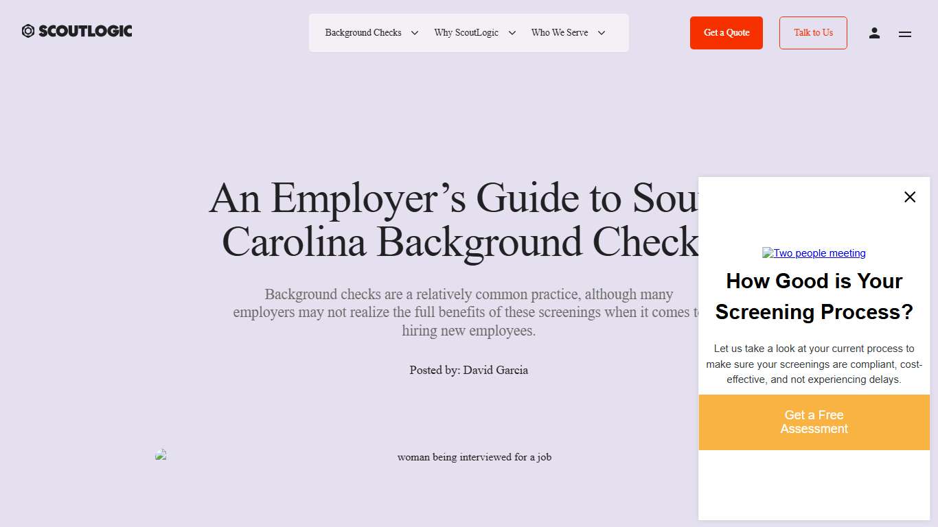 An Employer's Guide to South Carolina Background Checks - ScoutLogic